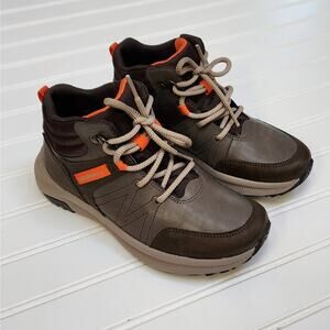 Merrell Kids Greylock Hiking Sneaker Boots Size 2 Big Kids Brown